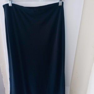 Gap Black Nylon Blend Pencil Skirt